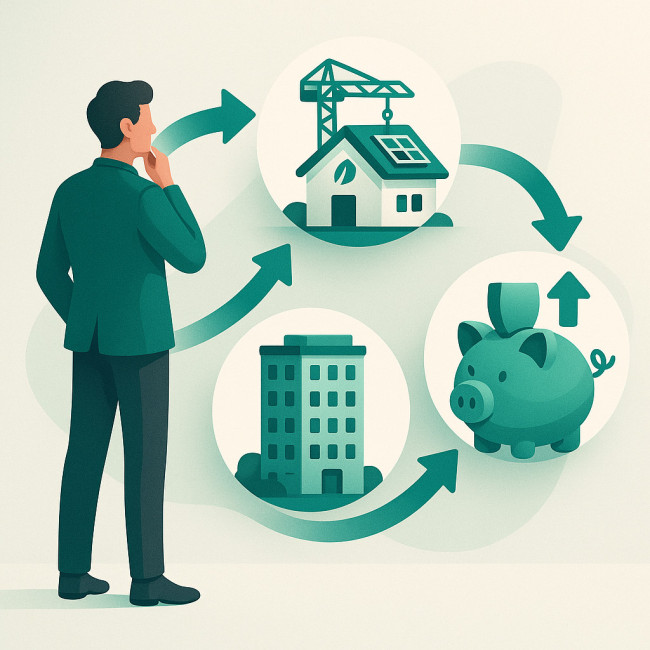 illustration des projets rendus possibles après optimisation d'emprunt